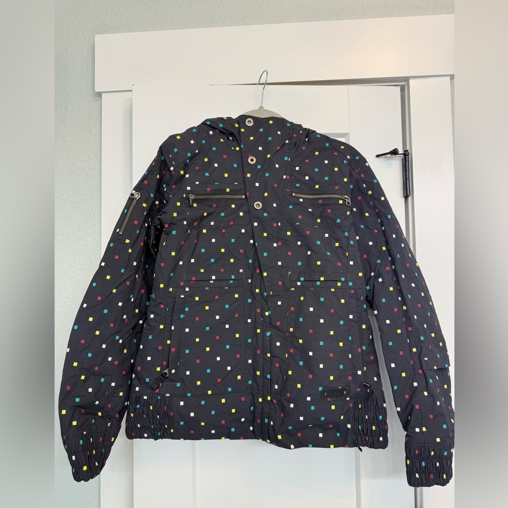 Burton Womens Multicolor Patterned Ski Jacket - Large